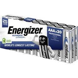 Energizer Ultimate FR03 mikrotužková baterie AAA lithiová 1250 mAh 1.5 V 20 ks