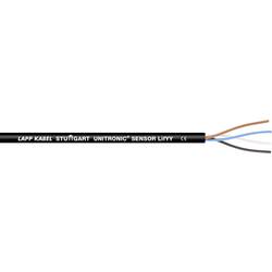 LAPP 7038901/500 senzorový kabel UNITRONIC® SENSOR LifYY 4 x 0.34 mm² černá 500 m
