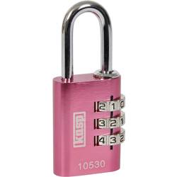 Kasp K10530PIND visací zámek 30 mm růžová na heslo