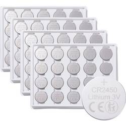 VOLTCRAFT knoflíkový článek CR 2450 3 V 40 ks 580 mAh lithiová CR2450