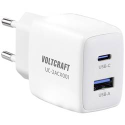 VOLTCRAFT UC-2ACX001 USB nabíječka 25 W vnitřní Výstupní proud (max.) 2.08 A 2 x 1x USB A , 1x USB-C® GaN