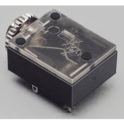 BKL Electronic 1109005 jack konektor 3.5 mm zásuvka, vestavná horizontální Pólů: 3 stereo černá 1 ks