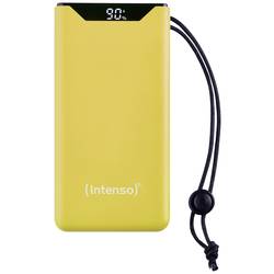 Intenso F10000 powerbanka Li-Pol, 10000 mAh, Quick Charge, Dodávka energie, USB-A, USB-C®, žlutá, Indikátor stavu