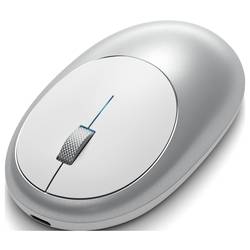 Satechi M1 optická myš, přenos Bluetooth®, 3 tlačítko, 1200 dpi, stříbrná