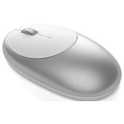 Satechi M1 optická myš, přenos Bluetooth®, 3 tlačítko, 1200 dpi, stříbrná