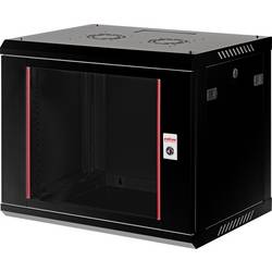 Roline 26210284 19 nástěnná rozváděcí skříň (š x v x h) 600 x 512 x 450 mm 9 U černá (RAL 9005)