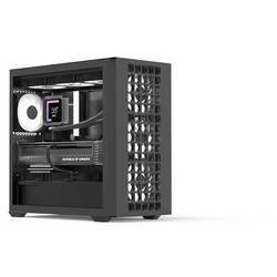 AeroCool D302A-G-BK mini tower PC skříň černá, bílá
