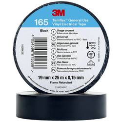 3M Temflex™ 165 165BK6E izolační páska Temflex™ 165 černá (d x š) 25 m x 19 mm 1 ks