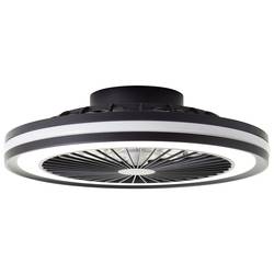 Brilliant G99280/06 Palmero LED stropní světlo s ventilátorem LED modul pevně vestavěné LED 40 W černá