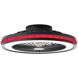 Brilliant G99280/06 Palmero LED stropní světlo s ventilátorem LED modul pevně vestavěné LED 40 W černá