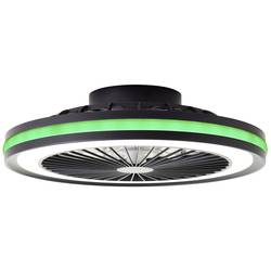 Brilliant G99280/06 Palmero LED stropní světlo s ventilátorem LED modul pevně vestavěné LED 40 W černá