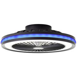 Brilliant G99280/06 Palmero LED stropní světlo s ventilátorem LED modul pevně vestavěné LED 40 W černá