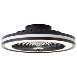 Brilliant G99280/06 Palmero LED stropní světlo s ventilátorem LED modul pevně vestavěné LED 40 W černá