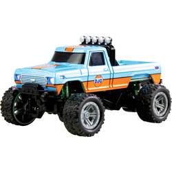 Amewi oranžová komutátorový 1:64 RC model auta elektrický monster truck zadní 2WD (4x2) RtR 2,4 GHz se světelným efektem, vč. akumulátorů a kabelu k nabíjení