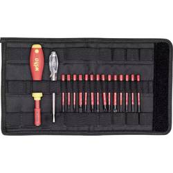 Wiha VDE-Wechselklingensatz 16tl sV 14 Bits,Griff,Spannungsprüfer VDE sada výměnných bitů 16dílná plochý, křížový PH, křížový PZ, Plus/Minus, TORX
