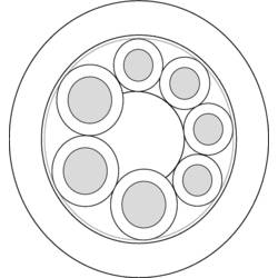 LAPP 7038882/500 senzorový kabel UNITRONIC® SENSOR 3 x 1 mm² + 16 x 0.5 mm² černá 500 m
