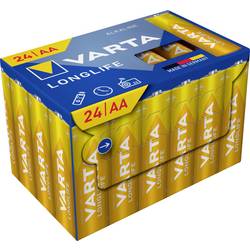 Varta VARTA Longlife AA Cube Pack24 tužková baterie AA alkalicko-manganová, 1.5 V, 24 ks