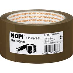 Nopi UNIVERSAL 57953-00000-00 balicí lepicí páska hnědá (d x š) 66 m x 50 mm 1 ks
