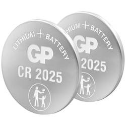 GP knoflíkový článek CR 2025 3 V 2 ks lithiová GPCR2025