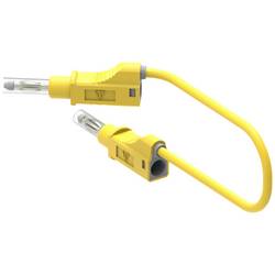 Electro PJP 2217/600V-CD1-100J měřicí kabel banánková zástrčka banánková zástrčka 1.00 m žlutá 1 ks