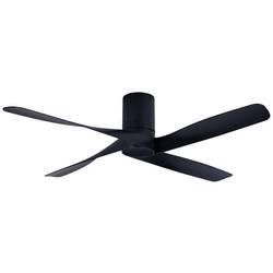 Lucci AIR Riviera stropní ventilátor 35 W (Ø x v) 132 cm x 28 cm černá s dálkovým ovládáním