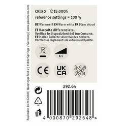 Paulmann 29264 LED Energetická třída (EEK2021) F (A - G) E14 kapkový tvar 4.5 W teplá bílá (Ø x v) 45 mm x 78 mm stmívatelná 1 ks