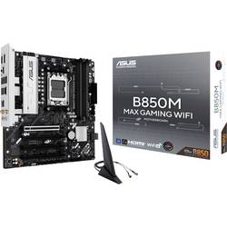 Asus B850M MAX Základní deska Socket (PC) AMD AM5 Tvarový faktor Micro-ATX Čipová sada základní desky AMD® B850