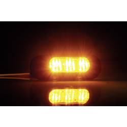 Fristom čelní blikač / odklízecí vozidlo FT-210 LED 95211 12 V/DC, 24 V/DC, 36 V/DC přes palubní síť montáž na karoserii, k přišroubování oranžová
