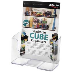 Deflecto 74901 držák prospektů transparentní DIN A5 na výšku Počet přihrádek 1 1 ks (š x v x h) 170 x 197 x 100 mm