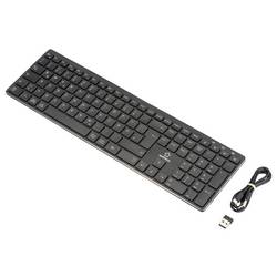 Renkforce RF-ARKB-400 Bluetooth® klávesnice německá, QWERTZ černá nabíjecí