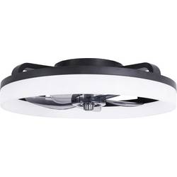 Westinghouse stropní ventilátor 20 W (Ø x v) 500 mm x 165 mm černá s časovačem, s dálkovým ovládáním, s osvětlením, vyměnitelné lopatky, s volitelným