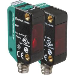Pepperl+Fuchs OBE12M-R100-S2EP-IO-V31 jednocestná světelná závora, OBE12M-R100-S2EP-IO-V31, přijímač, vysílač, spínání za světla, spínání za tmy, trimr, 10 -