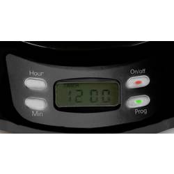 DOMO DO1065K kávovar černá, nerezová ocel připraví šálků najednou=12 displej, funkce časovače, skleněná konvice