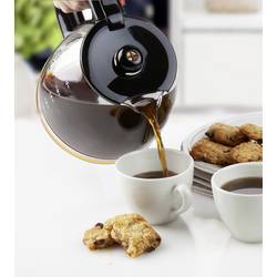 DOMO DO1065K kávovar černá, nerezová ocel připraví šálků najednou=12 displej, funkce časovače, skleněná konvice