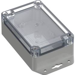 TRU COMPONENTS TC-10860568 Přírubové pouzdro 120 x 80 x 45.20 polykarbonát světle šedá 1 ks