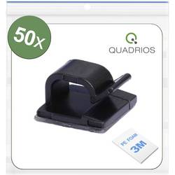 Quadrios 25CA476 kabelová spona samolepicí 25CA476 Průměr kabelového svazku (rozsah) 1 do 7 mm černá 50 ks