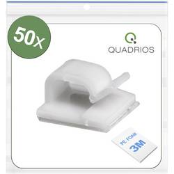 Quadrios 25CA477 kabelová spona samolepicí 25CA477 Průměr kabelového svazku (rozsah) 1 do 7 mm bílá 50 ks