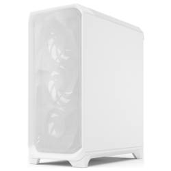 Fractal Design FD-C-MES3A-04 tower PC skříň bílá boční okno, prachový filtr, 3 předinstalované ventilátory