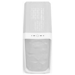 Fractal Design FD-C-MES3A-04 tower PC skříň bílá boční okno, prachový filtr, 3 předinstalované ventilátory