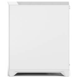 Fractal Design FD-C-MES3A-04 tower PC skříň bílá boční okno, prachový filtr, 3 předinstalované ventilátory