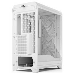 Fractal Design FD-C-MES3A-04 tower PC skříň bílá boční okno, prachový filtr, 3 předinstalované ventilátory