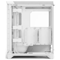 Fractal Design FD-C-MES3A-04 tower PC skříň bílá boční okno, prachový filtr, 3 předinstalované ventilátory