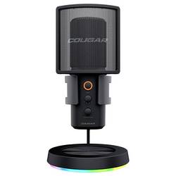 Cougar CGR-U163RGB-500MK na stojanu studiový mikrofon Druh přenosu:kabelový USB kabelový černá