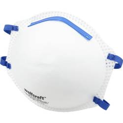 Wolfcraft 4946000 respirátor proti jemnému prachu FFP2 D 15 ks EN 149:2001 + A1:2009