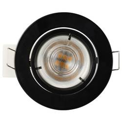 Sygonix SY-6417590 LED vestavné svítidlo, LED, GU10, 3 W, černá, sada 3 ks