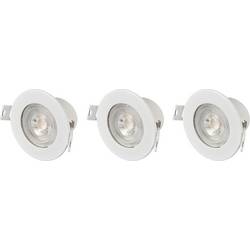 Sygonix SY-6418008 LED vestavné svítidlo, LED, LED, 5.5 W, bílá, sada 3 ks