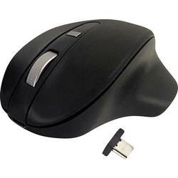 Matias M20DCBB optická ergonomická myš, přenos bezdrátový, 4 tlačítko, 1000 dpi, 1600 dpi, černá