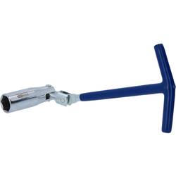 KS Tools 517.1170 Klíč na zapalovací svíčky s T rukojetí a kloubem, 16 mm