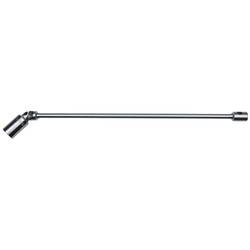 KS Tools 517.1194 Hlavice na zapalovací svíčky 3/8 s kloubem, dlouhá, 21 mm