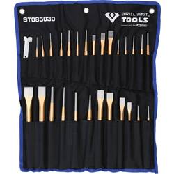 Brilliant Tools Sada dlát a vytloukačů, 28 ks BT085030